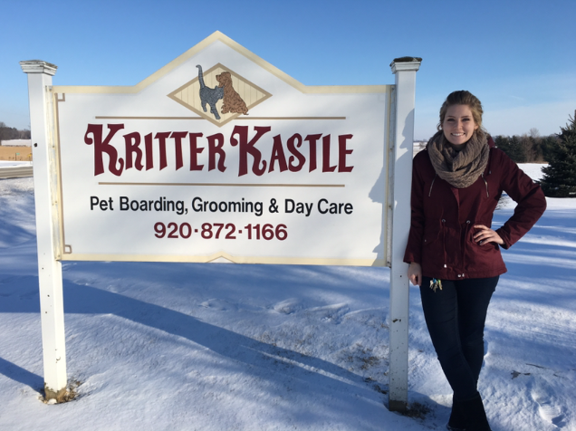 Amanda and the Kritter Kastle Sign